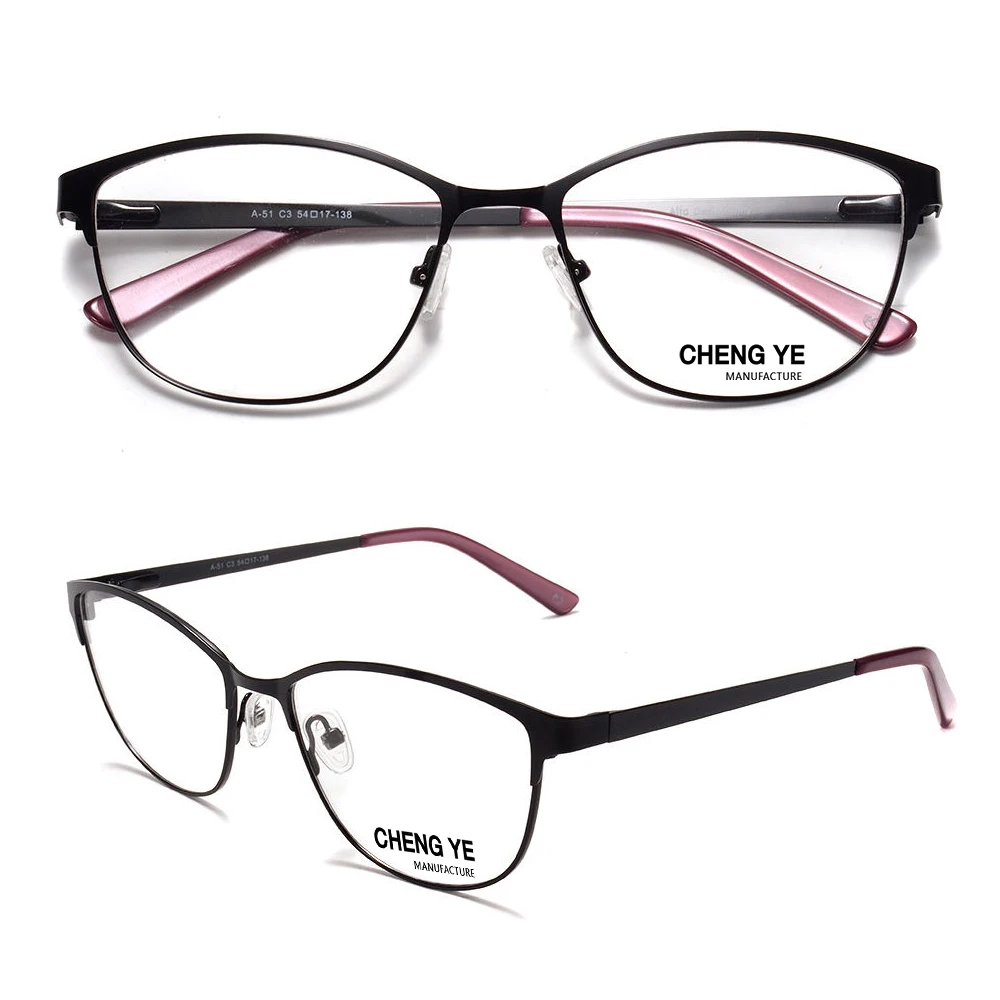 Simple Style Lady Color Cat Eye Stainless Steel Metal Frame Reading Eyewear
Simple Style Lady Color Cat Eye Stainless Steel Metal Frame Reading Eyewear