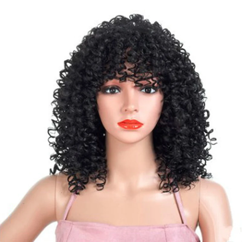 Factory Wholesale European And American Style Black Brazilian Human Hair Wigs With Bang
Factory Wholesale European And American Style Black Brazilian Human Hair Wigs With Bang