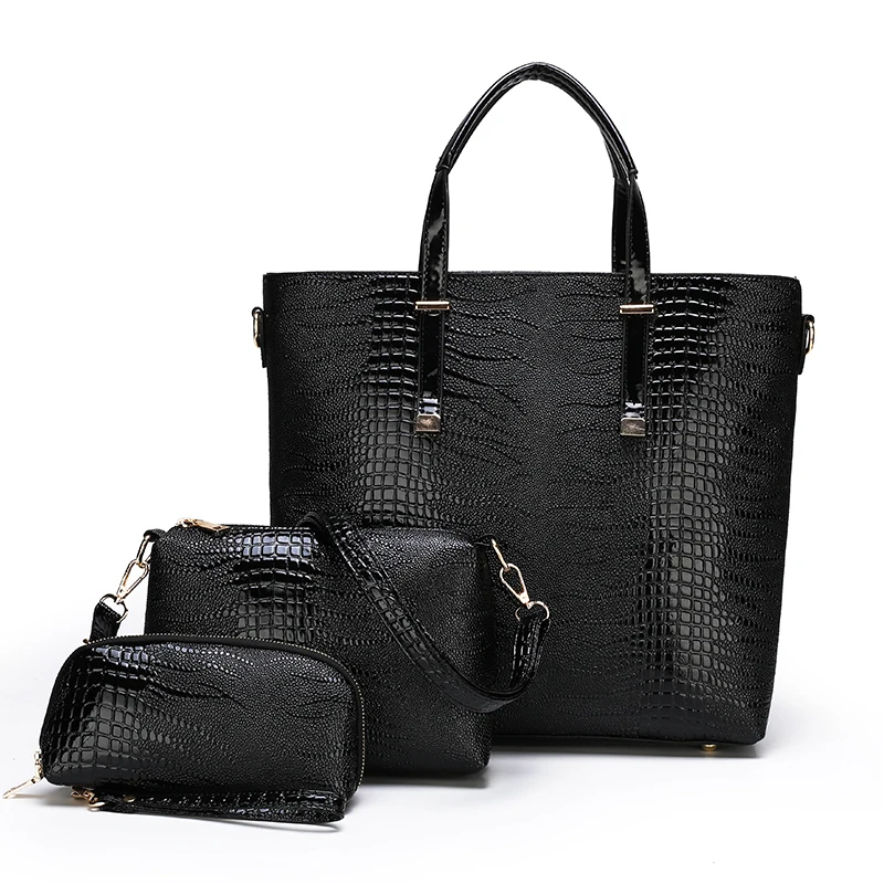 KL7316 China factory stock 3 piece female bag messenger single shoulder large capacity handbag wholesale
KL7316 China factory stock 3 piece female bag messenger single shoulder large capacity handbag wholesale
