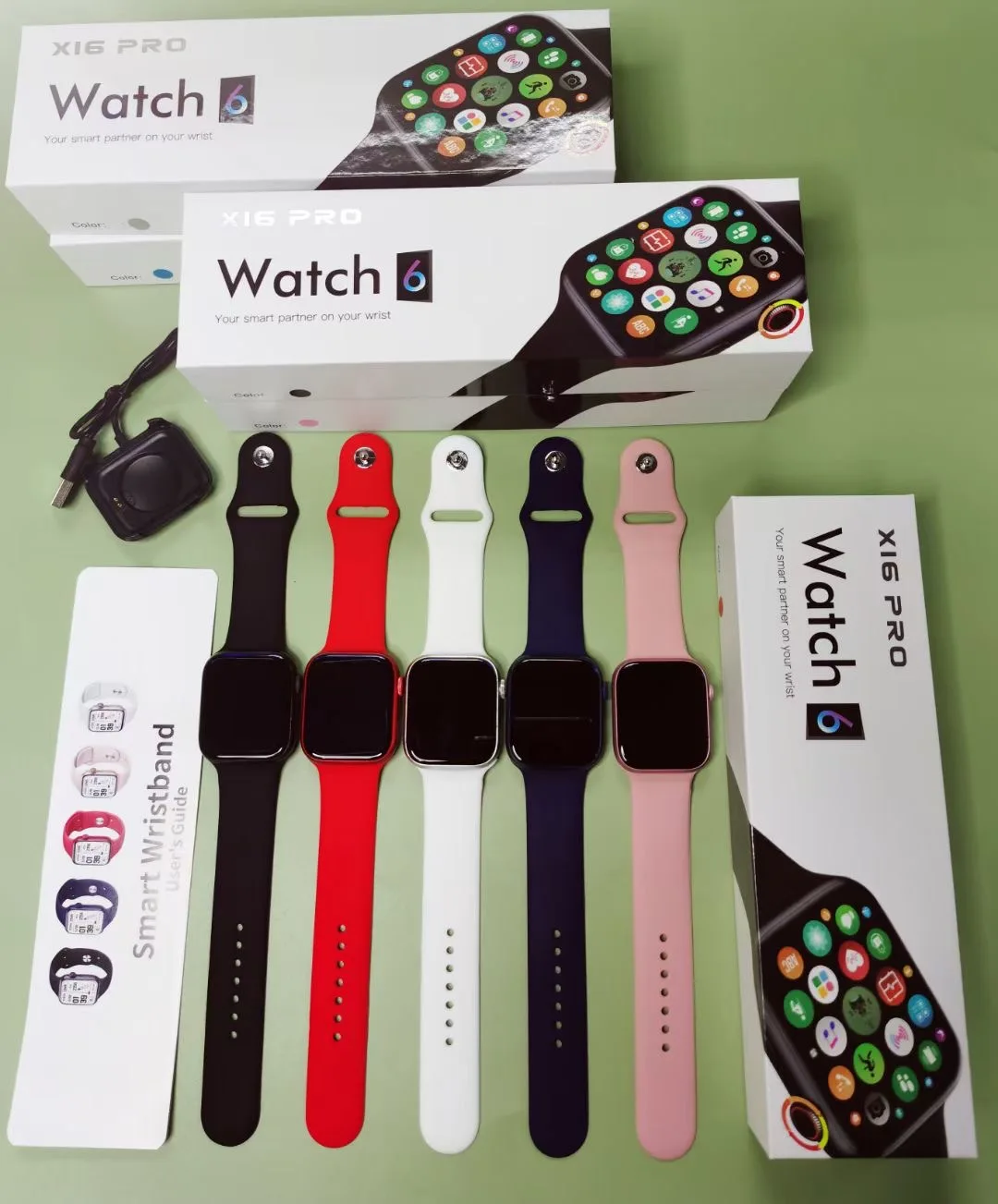 Dropshipping X16pro Smart Watch Serie 6 1.75inch Touch Screen Wristwatches Heart Rate Relojes Smart Waterproof X16pro Smartwatch
Dropshipping X16pro Smart Watch Serie 6 1.75inch Touch Screen Wristwatches Heart Rate Relojes Smart Waterproof X16pro Smartwatch