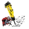 box silence type hydraulic stone hammer yellow color strong power gas breaker