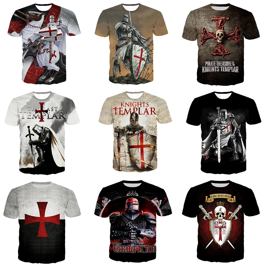 Knights Templar 3D Printed T Shirt for Men Fashion Casual 3D Printing T Shirt From Men Women Hip Hop Streetwear T Shirt Tee Tops
Knights Templar 3D Printed T Shirt for Men Fashion Casual 3D Printing T Shirt From Men Women Hip Hop Streetwear T Shirt Tee Tops