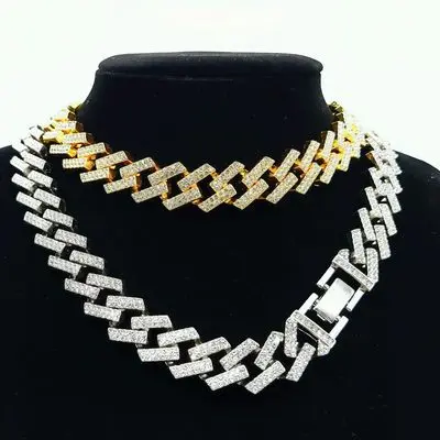 Fashion 2021 Hip Hop Bling Bling Summer Necklace for Women Jewelry Gifts Cuban Link Necklace Women, Gold silver
Fashion 2021 Hip Hop Bling Bling Summer Necklace for Women Jewelry Gifts Cuban Link Necklace Women, Gold silver