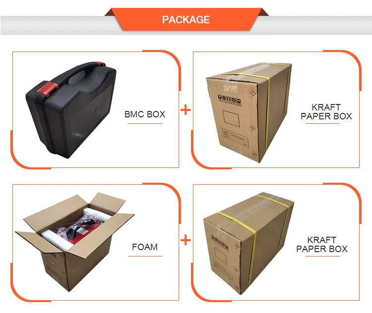 Welding machine packing