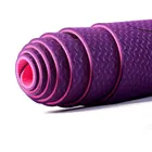 Pro Sport Exercise Organic Rubber Eco Dual Color Double Layer Friendly Nbr Pvc Customized Tpe Yoga Mat