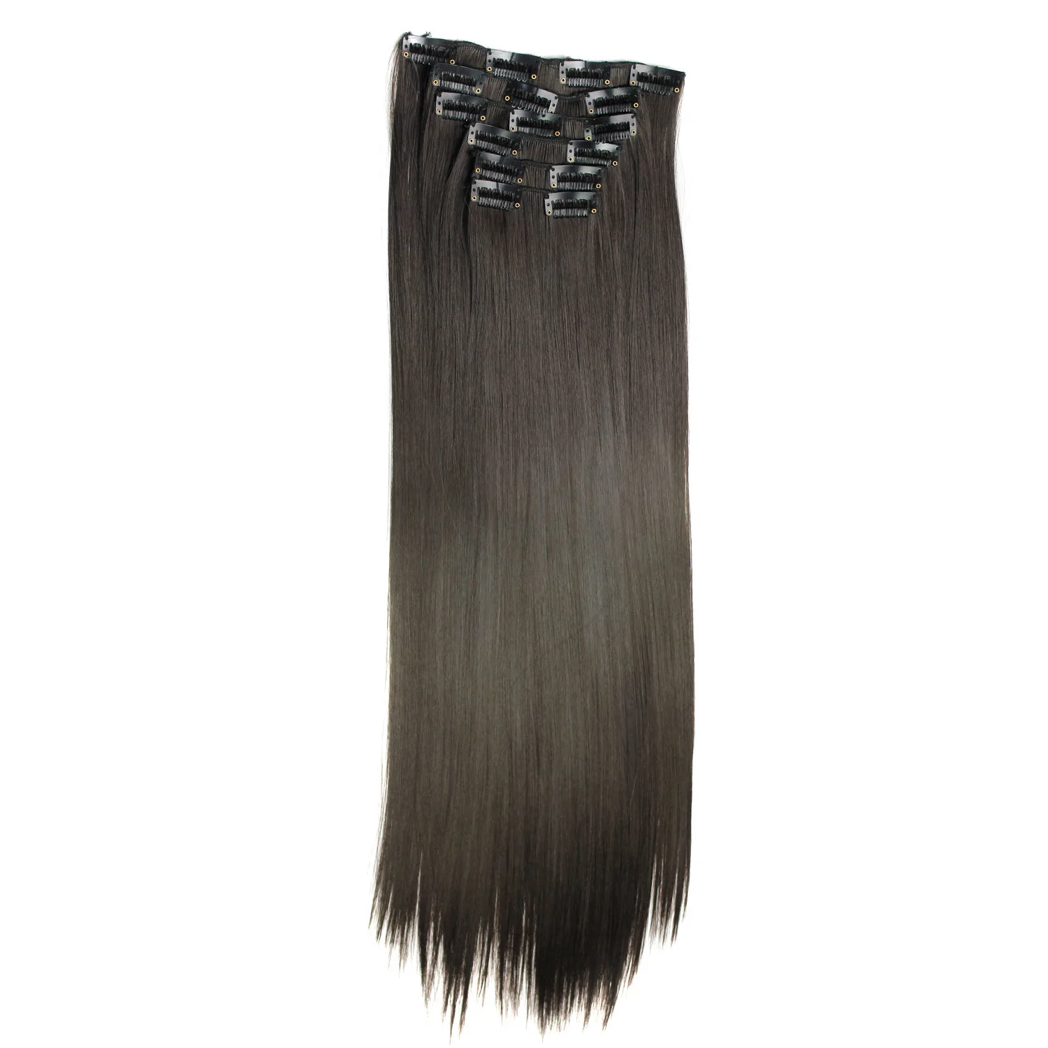 High quality synthetic hair extension high temperature silk 16 card factory wholesale bulk spot clip in hair extension
High quality synthetic hair extension high temperature silk 16 card factory wholesale bulk spot clip in hair extension
