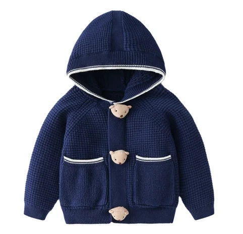 new trend of children's autumn jackets cotton children's knit sweater thick hooded children's jacket autumn and winter, Shown 
new trend of children's autumn jackets cotton children's knit sweater thick hooded children's jacket autumn and winter, Shown