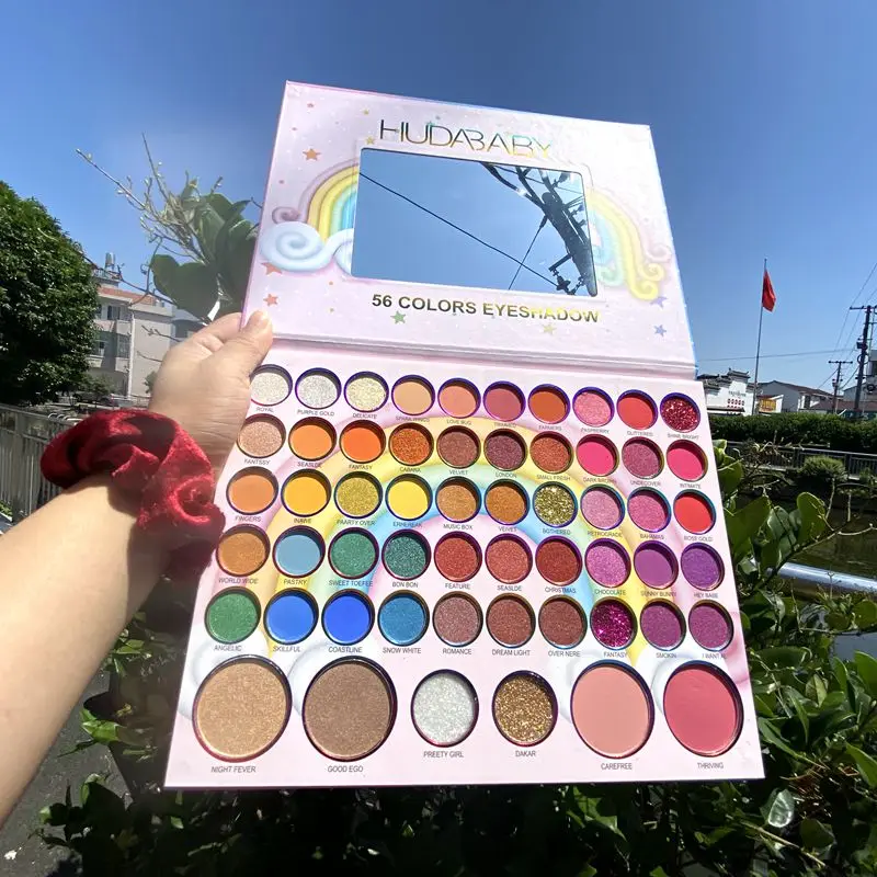 HUDABABY eyeshadow factory direct 56 color foreign trade eyeshadow palette pearly matte cross-border eyeshadow
HUDABABY eyeshadow factory direct 56 color foreign trade eyeshadow palette pearly matte cross-border eyeshadow