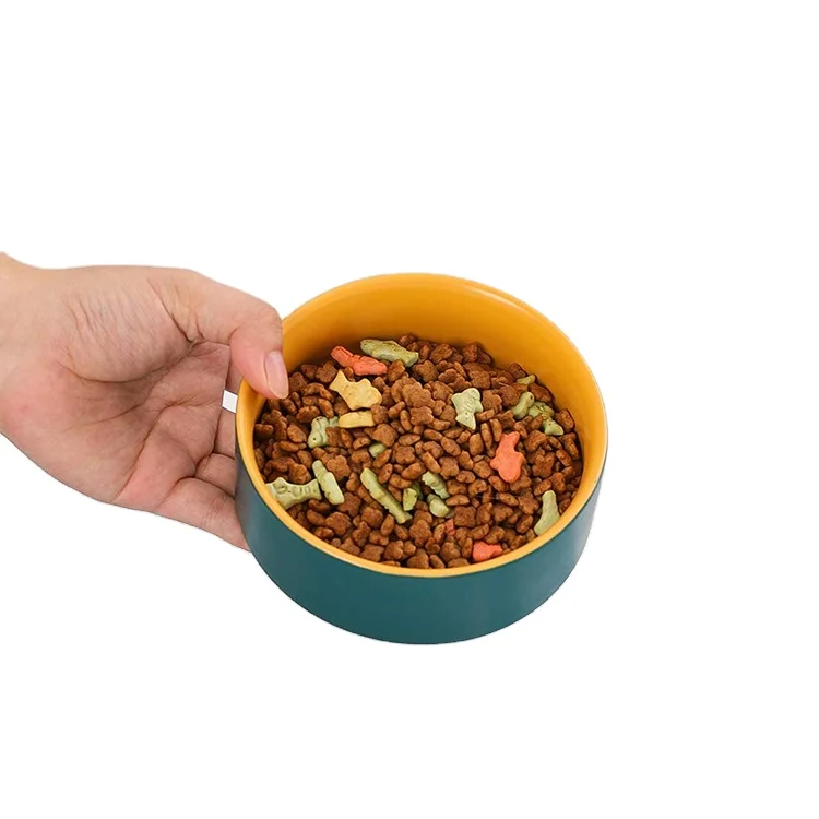 Luxury Multi-Color Ceramic Pet Food Water Bowl In Round Shape With Anti Skip Bottom Ring For Pet With Stand, Customized color
Luxury Multi-Color Ceramic Pet Food Water Bowl In Round Shape With Anti Skip Bottom Ring For Pet With Stand, Customized color