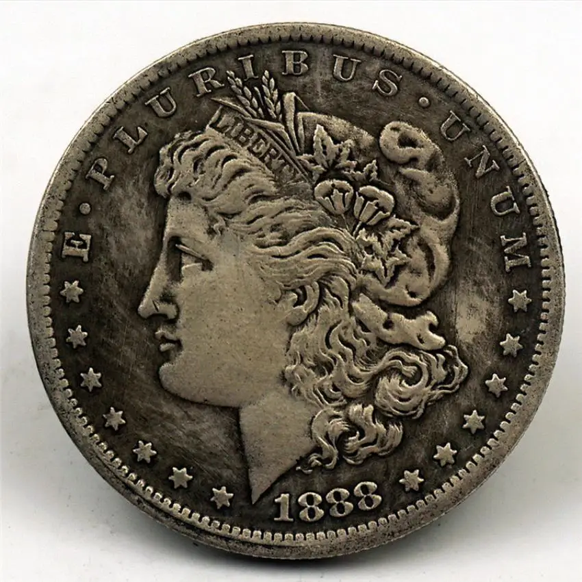النحاس و الفضة الدولار 1888 لنا الفضة الدولار يمكن ضربة الفضة الدولار مور عملة مورغان عملة