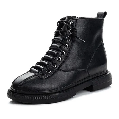 Genuine Leather Fashion Boots Platform Boots 2020 for Woman Lace up Chunky Out Sole Boots Women Winter Shoes With Fur
Genuine Leather Fashion Boots Platform Boots 2020 for Woman Lace up Chunky Out Sole Boots Women Winter Shoes With Fur
