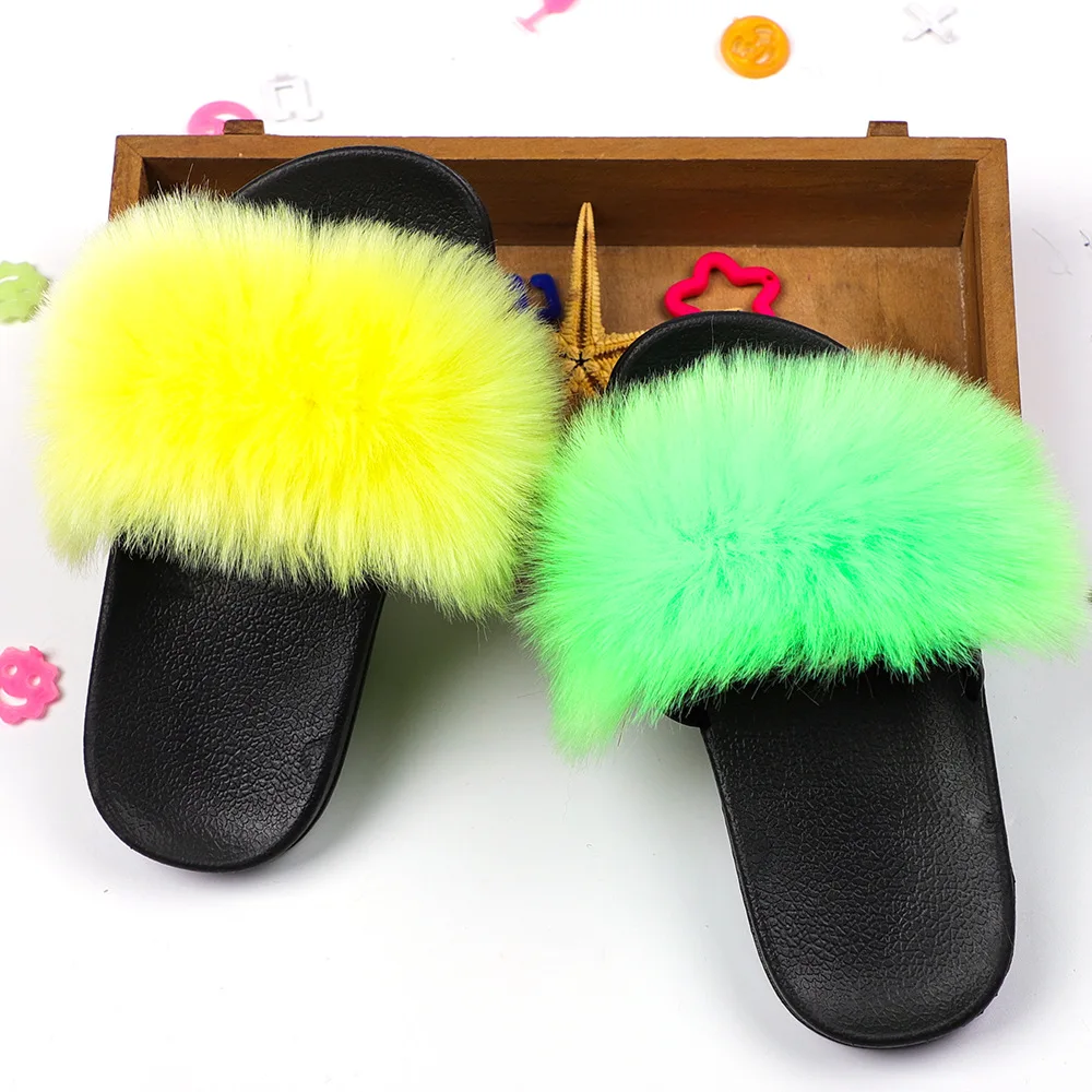 2021 Hot Selling Pantuflas Colorful Toddlers Fur Slides Raccoon Fashion Fur Slippers For Kids, Light brown, dark brown, white pink purple
2021 Hot Selling Pantuflas Colorful Toddlers Fur Slides Raccoon Fashion Fur Slippers For Kids, Light brown, dark brown, white pink purple