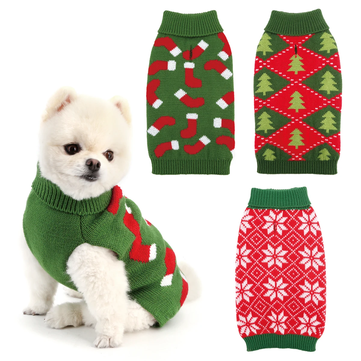 Manufacturer Christmas Multi Colors Warm Soft Sweater Winter Warm Wholesale Dog Clothes
Manufacturer Christmas Multi Colors Warm Soft Sweater Winter Warm Wholesale Dog Clothes