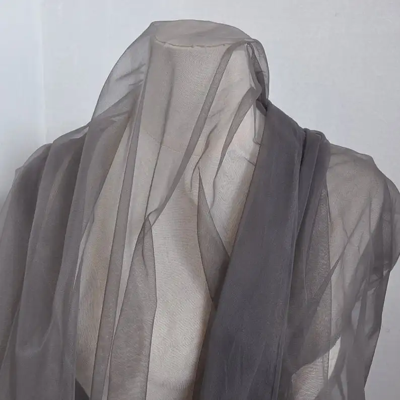 Vintage Soft Gray Tulle Lace Fabric Transparent Veils Lace Bridal Supplies Party Decor Headband Accessories 62" Width By The Yar
Vintage Soft Gray Tulle Lace Fabric Transparent Veils Lace Bridal Supplies Party Decor Headband Accessories 62" Width By The Yar