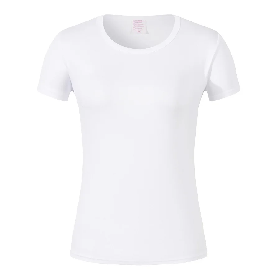 Women O-neck Short Sleeve White polyester Sublimation T shirt Blank Wholesale Advertising Custom Design T shirt, White/black/red/yellow/orange/green 
Women O-neck Short Sleeve White polyester Sublimation T shirt Blank Wholesale Advertising Custom Design T shirt, White/black/red/yellow/orange/green