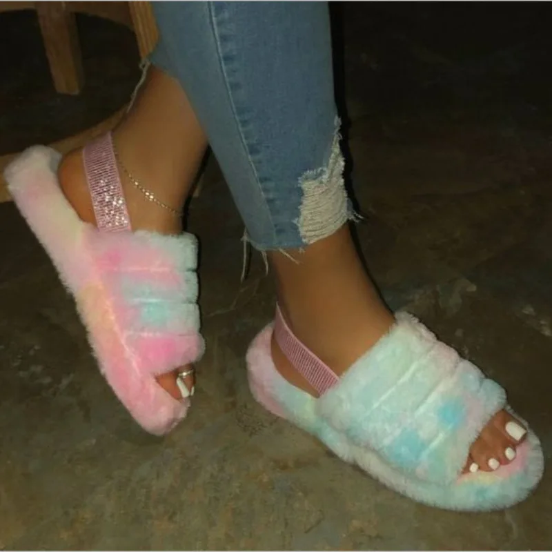 New Arrival Ladies Flat Fur Slippers Back Strap Slides for Lady Women Fashion Sandals Fur Slide
New Arrival Ladies Flat Fur Slippers Back Strap Slides for Lady Women Fashion Sandals Fur Slide