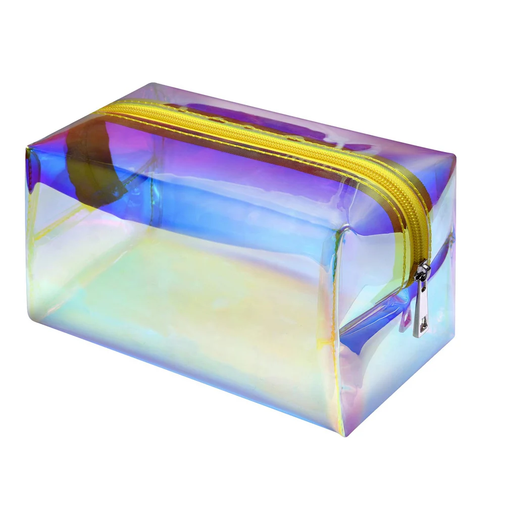 Holographic Waterproof Private Label Travel Plastic PVC Clear Custom Logo Makeup Bag, Customized
Holographic Waterproof Private Label Travel Plastic PVC Clear Custom Logo Makeup Bag, Customized