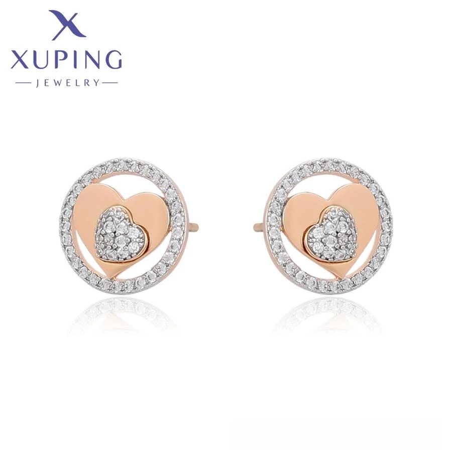 A00888522 Xuping jewelry New Multicolor Heart Stud Earrings Fashion Hot Sale Elegant Women fine Jewelry Zircon Stud Earrings
A00888522 Xuping jewelry New Multicolor Heart Stud Earrings Fashion Hot Sale Elegant Women fine Jewelry Zircon Stud Earrings