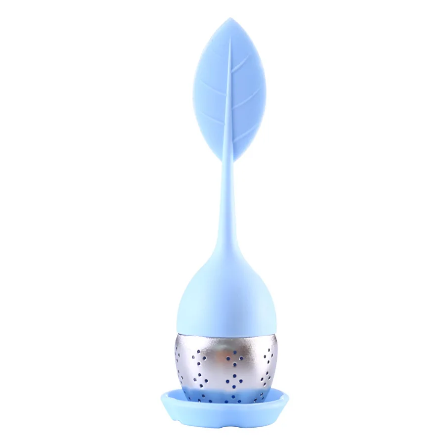 High Quality Bulk Stainless Steel Strainer Household Infuser Silicone Tea Infuser With Leaf Shape Lid
High Quality Bulk Stainless Steel Strainer Household Infuser Silicone Tea Infuser With Leaf Shape Lid