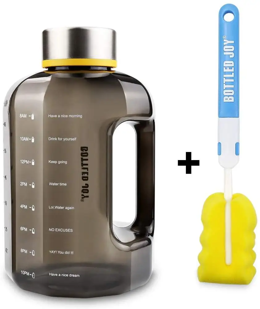 Gallon Portable Daily Large Water Bottle 2.2 L / 75 OZ Bottle Motivational Fitness Sports Water Bottle with Time, Customized color
Gallon Portable Daily Large Water Bottle 2.2 L / 75 OZ Bottle Motivational Fitness Sports Water Bottle with Time, Customized color