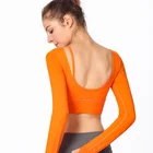 Wholesale Athletic Ladies Workout Yoga Tank Top Custom Plain Sport Fitness Long Sleeve Women Gym Sports Vest Tank Top