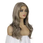 Natural Looking 100 Human Hair Lace Front Long Wavy Wigs