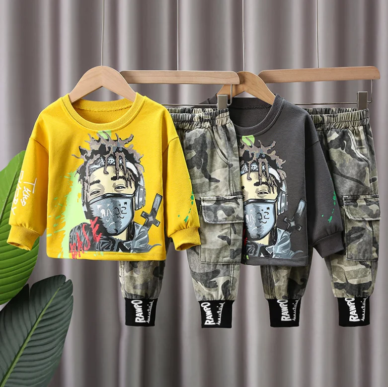 2~14 Year Old Boy Clothing Baby Boy Long Sleeve Pullover Top Camo Print Trousers Baby Clothing Sets Boys, Picture shows
2~14 Year Old Boy Clothing Baby Boy Long Sleeve Pullover Top Camo Print Trousers Baby Clothing Sets Boys, Picture shows