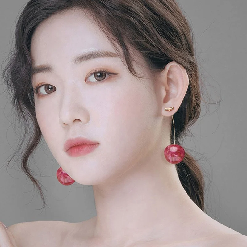 2021 New Arrival Dominated Fashion Geometric Fine Drop Earrings Contracted Sweet Cherry Modelling Long Earrings For Women, Gold and silver
2021 New Arrival Dominated Fashion Geometric Fine Drop Earrings Contracted Sweet Cherry Modelling Long Earrings For Women, Gold and silver