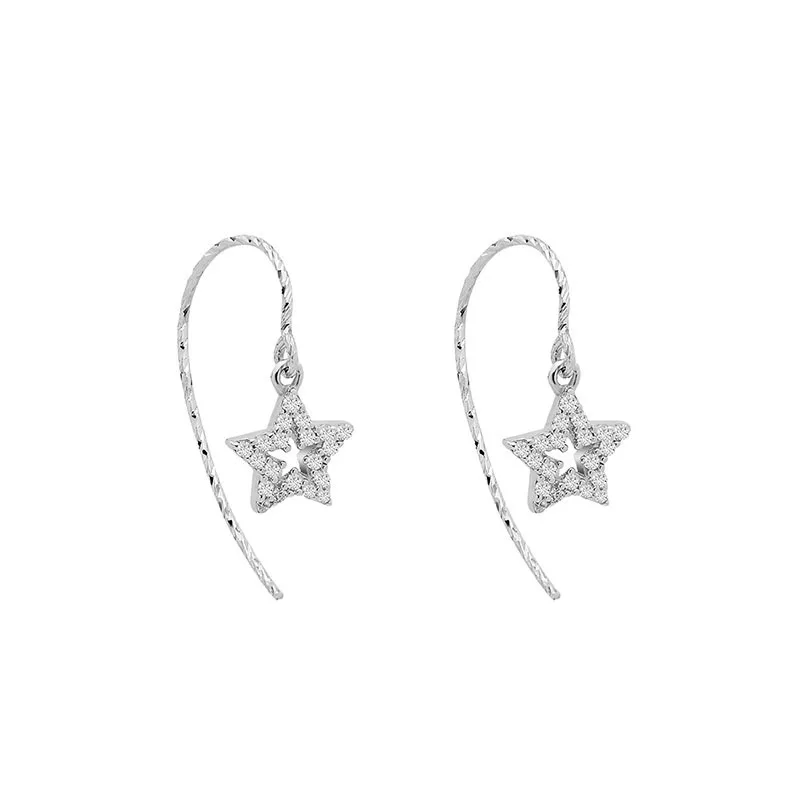 Europe Style Five-pointed Star Zircon Earrings S925 Sterling Silver Earrings Women Ear Stud, Picture
Europe Style Five-pointed Star Zircon Earrings S925 Sterling Silver Earrings Women Ear Stud, Picture