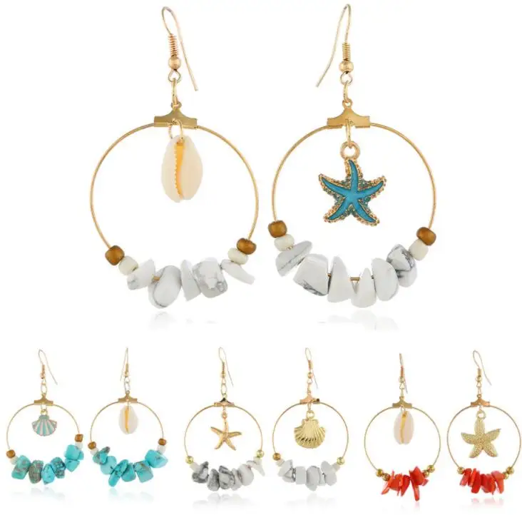 Sea Shell Earrings For Women Gold Color Trendy Metal Shell Cowrie Statement Dangle Earrings 2021 New Summer Beach Jewelry
Sea Shell Earrings For Women Gold Color Trendy Metal Shell Cowrie Statement Dangle Earrings 2021 New Summer Beach Jewelry