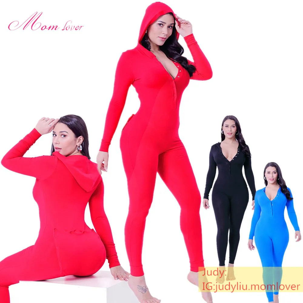 2021 red hoodie onesie Deep V Neck Long Sleeve pants onesie women pajamas sexy onesie for women
2021 red hoodie onesie Deep V Neck Long Sleeve pants onesie women pajamas sexy onesie for women