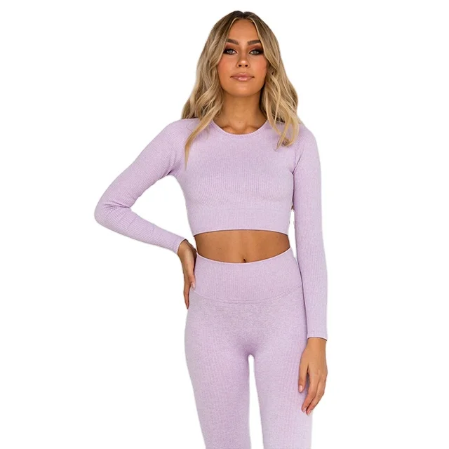 Long Sleeve jogger jumper Gym Custom Workout 2 piece women set crop top Seamless Yoga Bra& Leggings
Long Sleeve jogger jumper Gym Custom Workout 2 piece women set crop top Seamless Yoga Bra& Leggings