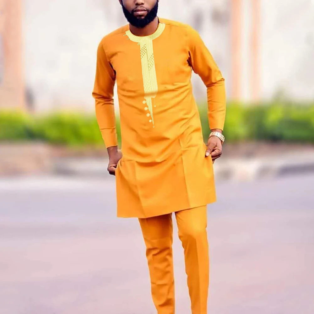 H & D Hot Traditional Dresses 2 Piece Latest Design Suit African Men Clothing In Great Factory
H & D Hot Traditional Dresses 2 Piece Latest Design Suit African Men Clothing In Great Factory