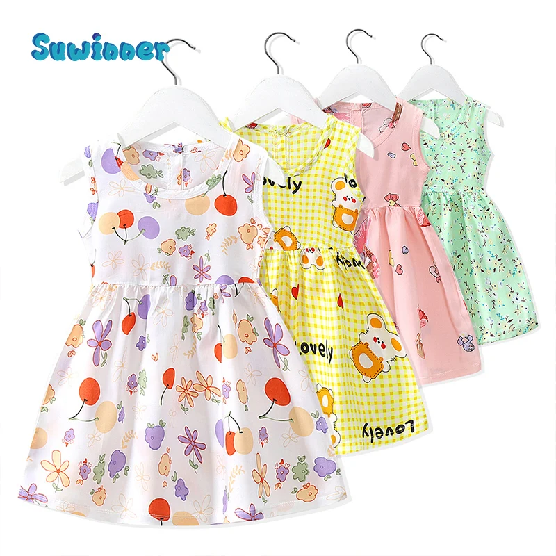 Suwinner Summer Little Girls Dresses Kids clothing , Sleeveless Girls Floral Dress Birthday Dresses, Fresh Girls Flower Dress
Suwinner Summer Little Girls Dresses Kids clothing , Sleeveless Girls Floral Dress Birthday Dresses, Fresh Girls Flower Dress