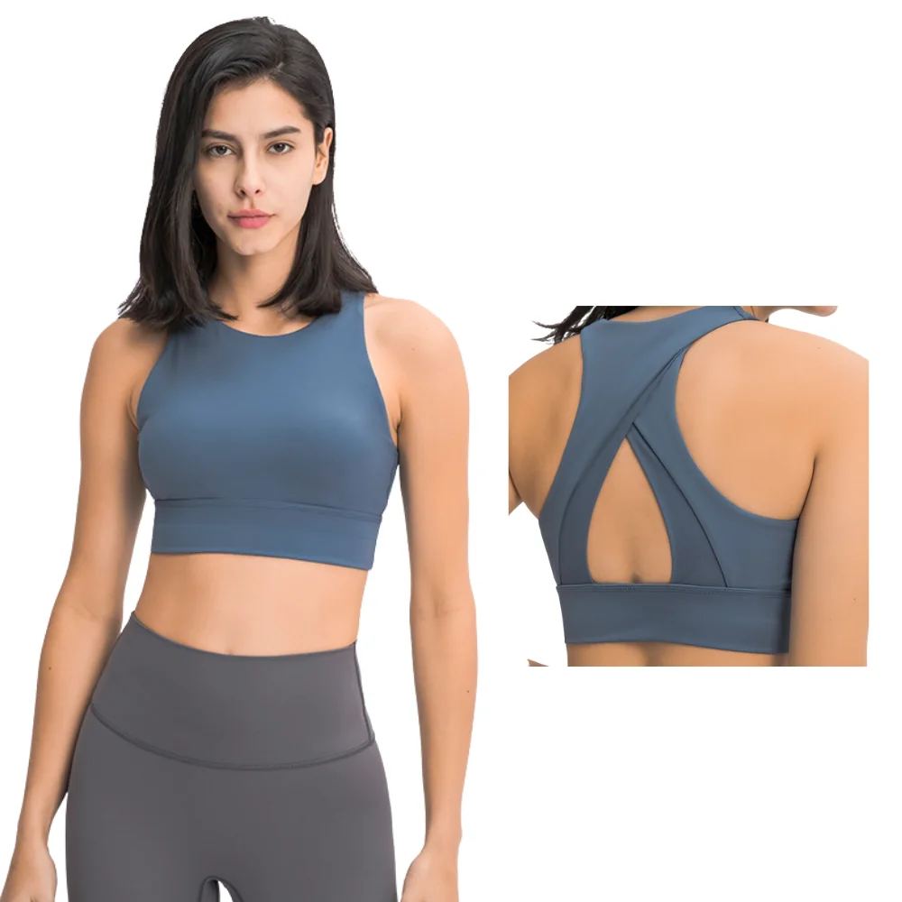 HOPEUP high quality Classic workout clothing women sport bra private label, Moon blue/tai green/feather grey/white/black
HOPEUP high quality Classic workout clothing women sport bra private label, Moon blue/tai green/feather grey/white/black