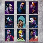 Living Room Decor Lil Peep Tyler XXXTentacion Rapper Star Nordic Wall Pictures Fashion Bedroom Paintings Pop Wall Art