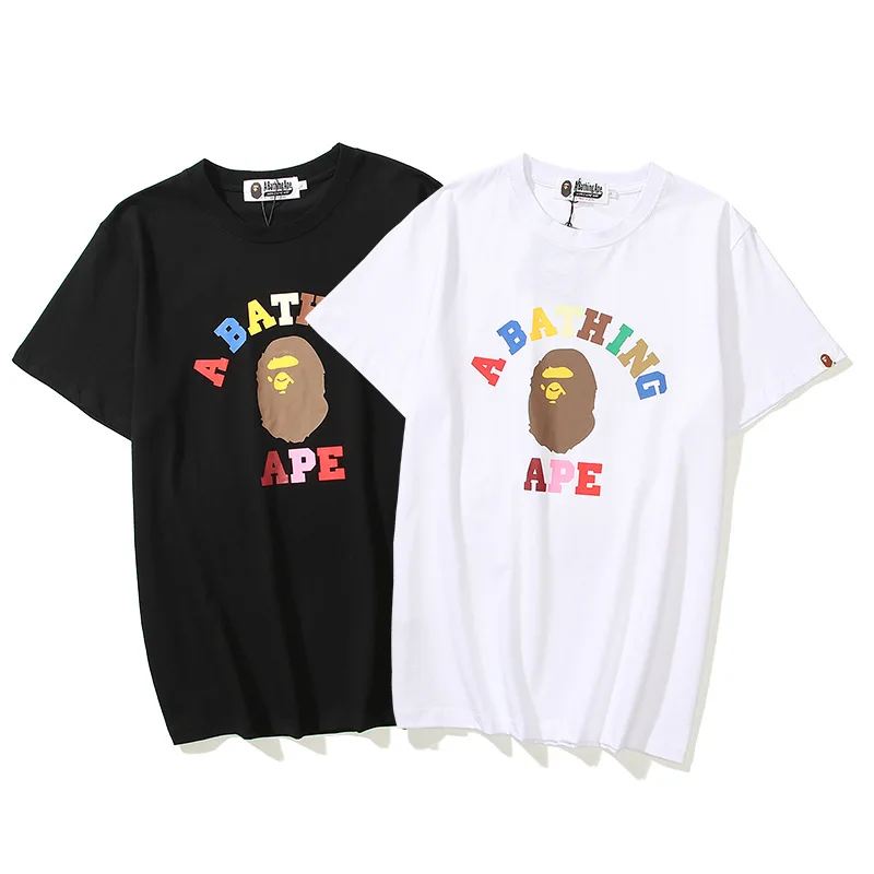 2021 New Bathing Ape Unisex Casual Couple Plus 3XL bape T-shirt Color Letter Cartoon Print T-shirt, Customized colors
2021 New Bathing Ape Unisex Casual Couple Plus 3XL bape T-shirt Color Letter Cartoon Print T-shirt, Customized colors
