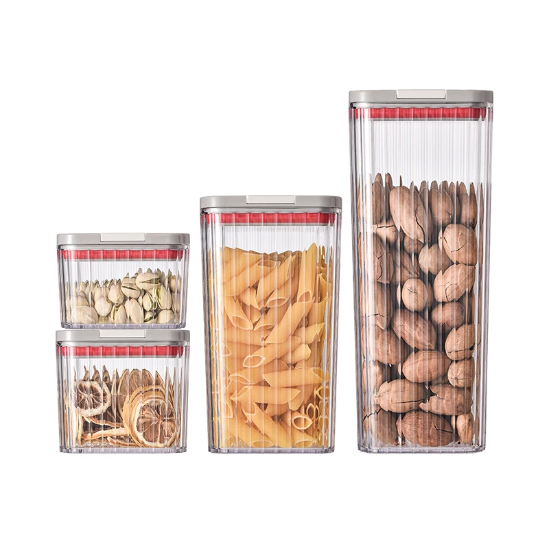 New arrival 4 in 1 cereal refrigerator airtight pet plastic food storage containers set
New arrival 4 in 1 cereal refrigerator airtight pet plastic food storage containers set