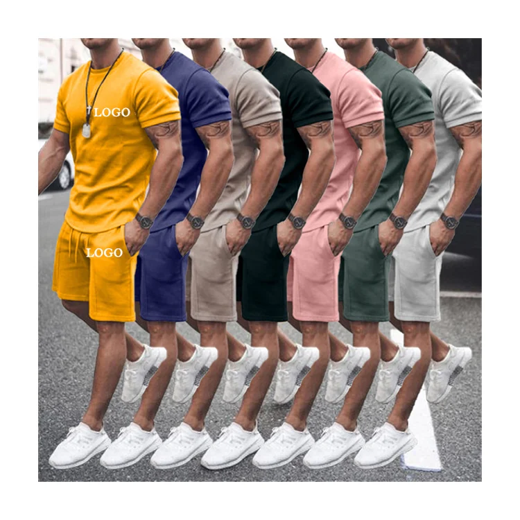 New Arrival Print Logo Male Summer Clothing Solid Custom Shirts And Shorts Jogging Suit For Men Two Piece Short Set
New Arrival Print Logo Male Summer Clothing Solid Custom Shirts And Shorts Jogging Suit For Men Two Piece Short Set