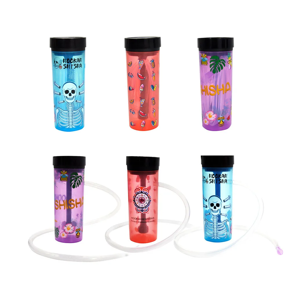 With Led Light plastic electric shisha hookah cups mini acrylic portable led hookah shisha with one silicone hose, Mixed 
With Led Light plastic electric shisha hookah cups mini acrylic portable led hookah shisha with one silicone hose, Mixed