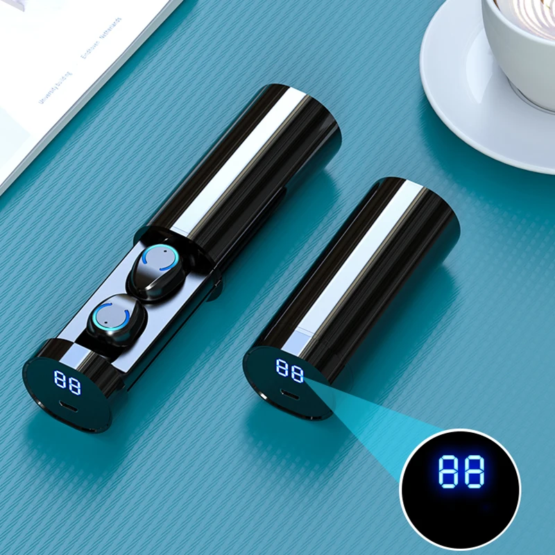 F9-6 Tws Digital Display Handfree True Wireless In-Ear Bluetooth 5.0 Stereo Earphone
F9-6 Tws Digital Display Handfree True Wireless In-Ear Bluetooth 5.0 Stereo Earphone