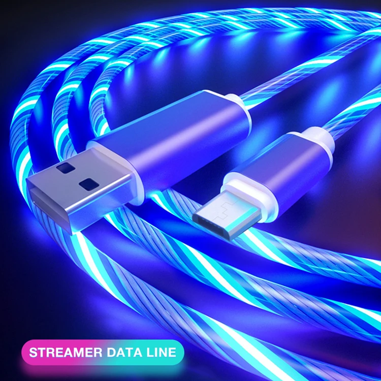 Streamer Fast Charging Cable Wholesale 1M USB Charging Cable Luminous Led Charging Cable, Blue, green, multi color, red
Streamer Fast Charging Cable Wholesale 1M USB Charging Cable Luminous Led Charging Cable, Blue, green, multi color, red