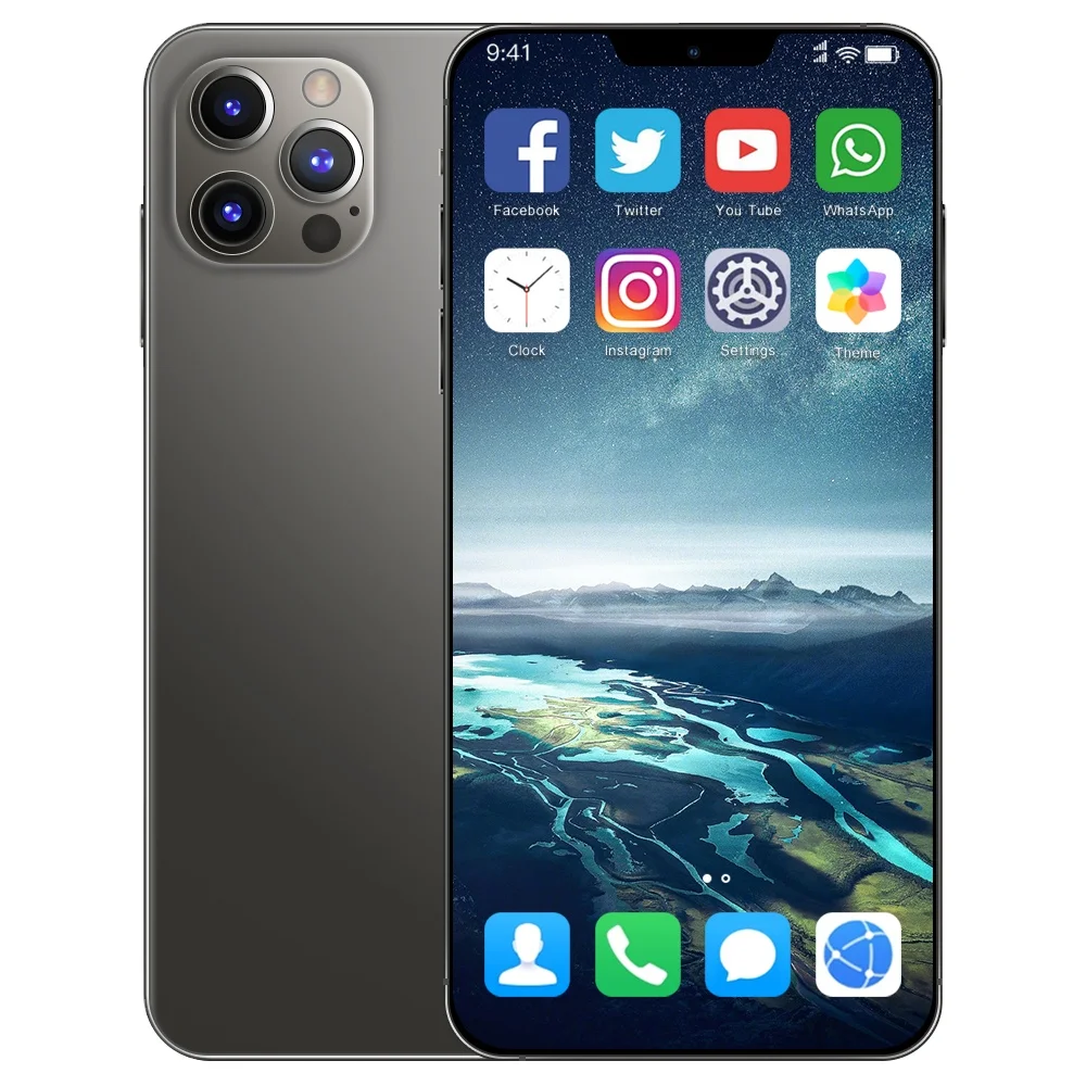 High Quality i12Pro Max 8GB+256GB 6.7 inch Deca core Face access 5G mobile phone, Matt black/matt white/matte blue/matte gold
High Quality i12Pro Max 8GB+256GB 6.7 inch Deca core Face access 5G mobile phone, Matt black/matt white/matte blue/matte gold