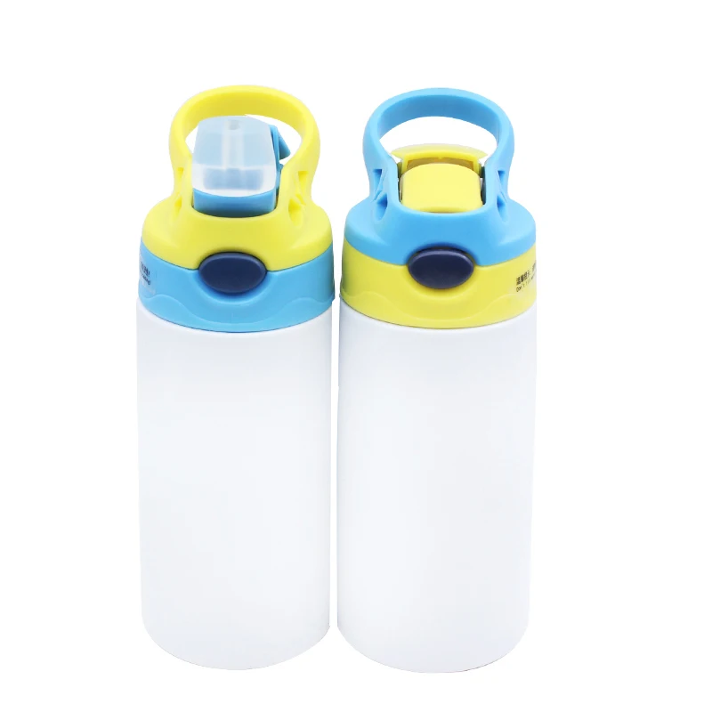 Sublimation white vacuum stainless steel water bottle kids with grip 350 ml double wall water tumbler straw inside sippy cups, Multicolor
Sublimation white vacuum stainless steel water bottle kids with grip 350 ml double wall water tumbler straw inside sippy cups, Multicolor