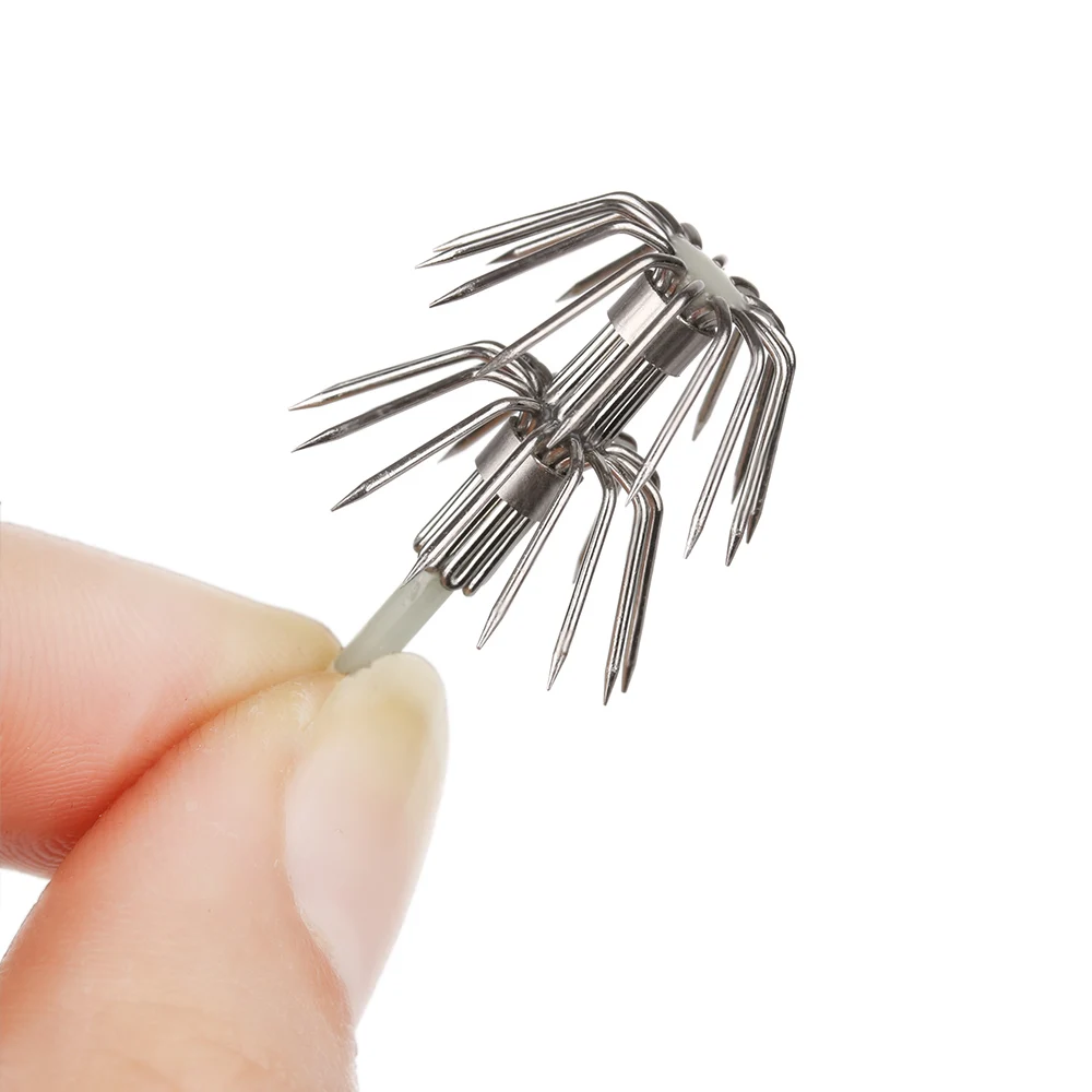 Stainless steel Fishing Hook 12 14 Spin Double Layers umbrella Squid Hook cuttlefish octopus Fishing Hooks Jigging Fishhook
Stainless steel Fishing Hook 12 14 Spin Double Layers umbrella Squid Hook cuttlefish octopus Fishing Hooks Jigging Fishhook