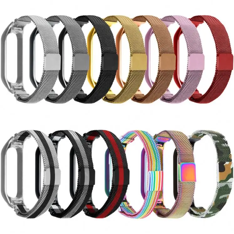 SKYLET Stainless Steel Milanese Loop Smart Watch Band for Xiaomi Band 5 Case and Wristband
SKYLET Stainless Steel Milanese Loop Smart Watch Band for Xiaomi Band 5 Case and Wristband