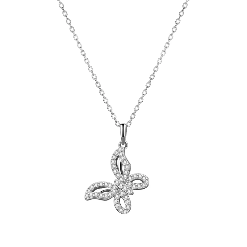 Women Silver Jewelry 925 Sterling Silver Zircon Butterfly Jewelry Set Necklaces Ring Earrings Valentine's Day Gift
Women Silver Jewelry 925 Sterling Silver Zircon Butterfly Jewelry Set Necklaces Ring Earrings Valentine's Day Gift