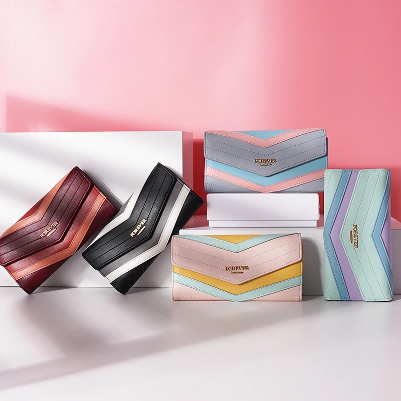 Custom Stripe LOGO Thin Slim PU Leather Zipper Rainbow Wallet For Women Lady Girl Female
Custom Stripe LOGO Thin Slim PU Leather Zipper Rainbow Wallet For Women Lady Girl Female