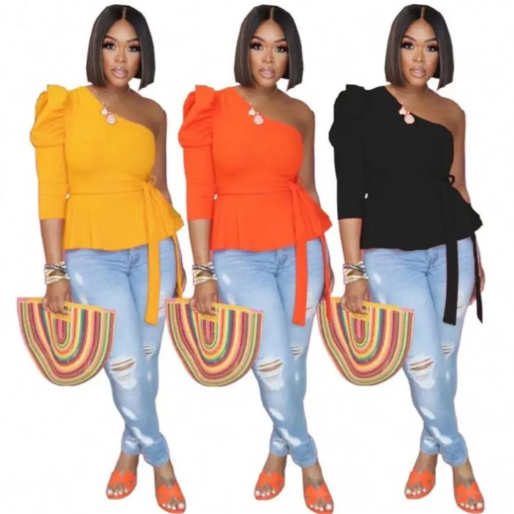 PEARL 2021 Summer And Spring Off Shoulder Bubble Sleeve Shirts For Women Blouses Ladies Tops
PEARL 2021 Summer And Spring Off Shoulder Bubble Sleeve Shirts For Women Blouses Ladies Tops