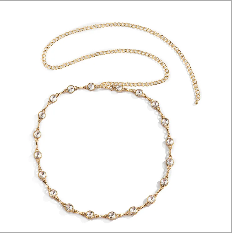 Wholesale Popular European Long Body Jewerly Water Diamond Gold Plated Belly Chains Rhinestone Waist Chain, Gold,silver
Wholesale Popular European Long Body Jewerly Water Diamond Gold Plated Belly Chains Rhinestone Waist Chain, Gold,silver